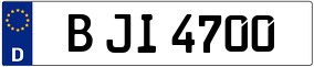 Truck License Plate